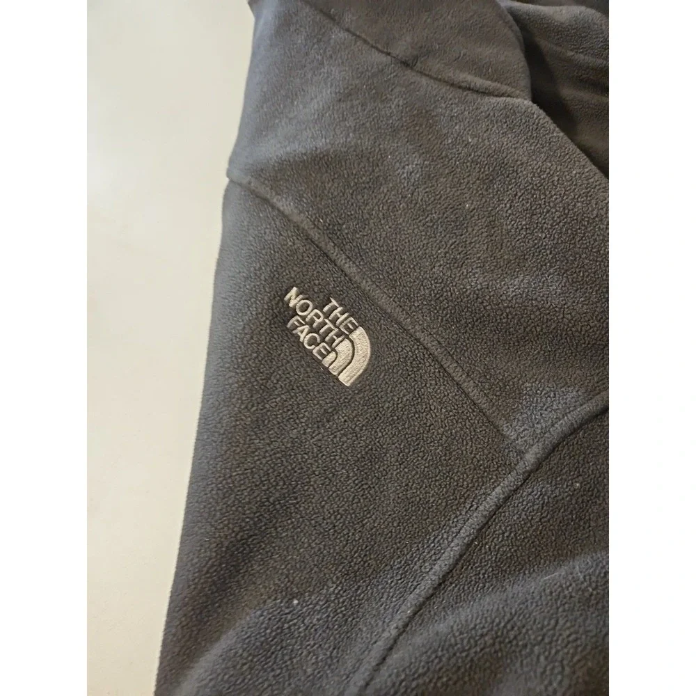 North Face Jacket Mens Lg Black Flashdry Full Zip Fleece Outdoor Recycled(A1042)